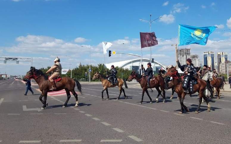 Караван единства от Карагандинской области отправился на Всемирные игры кочевников