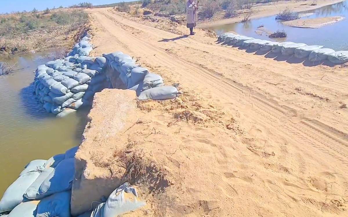 В Актюбинской области восстановили дорогу в село Жайсанбай после паводков