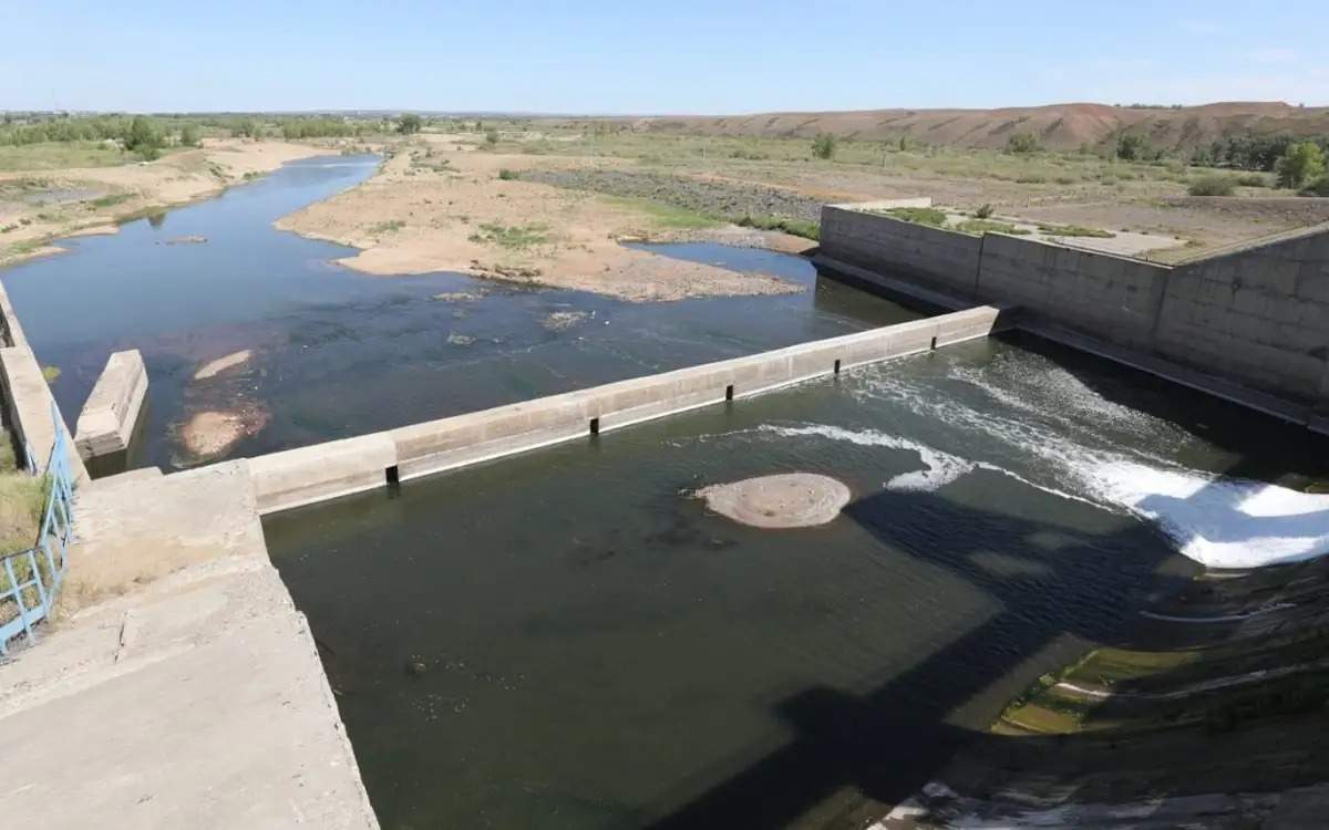 Почему обмелело Актюбинское водохранилище