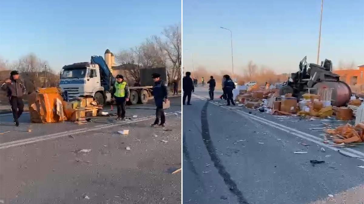 Один человек погиб при ДТП с большегрузом в Актобе