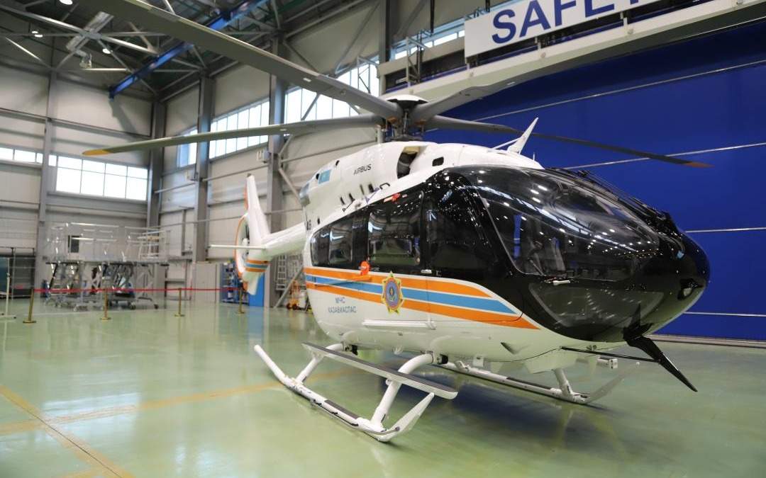 Новый вертолет Airbus Helicopters пополнил авиапарк МЧС РК