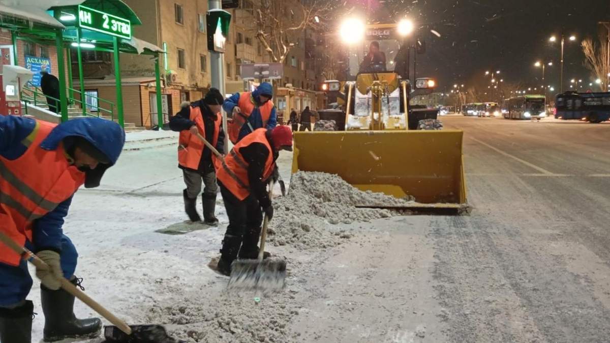 1,3 млн кубометров снега вывезли из Астаны этой зимой