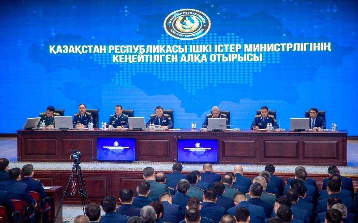 2025 год объявлен годом профилактики преступлений в МВД РК