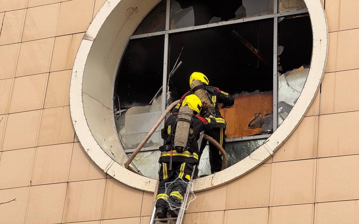 Пожар на рынке в Астане ликвидировали