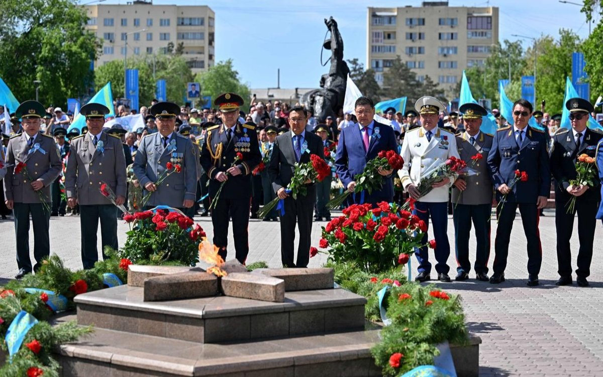 В области Абай широко отмечают 80-летие Великой Победы
