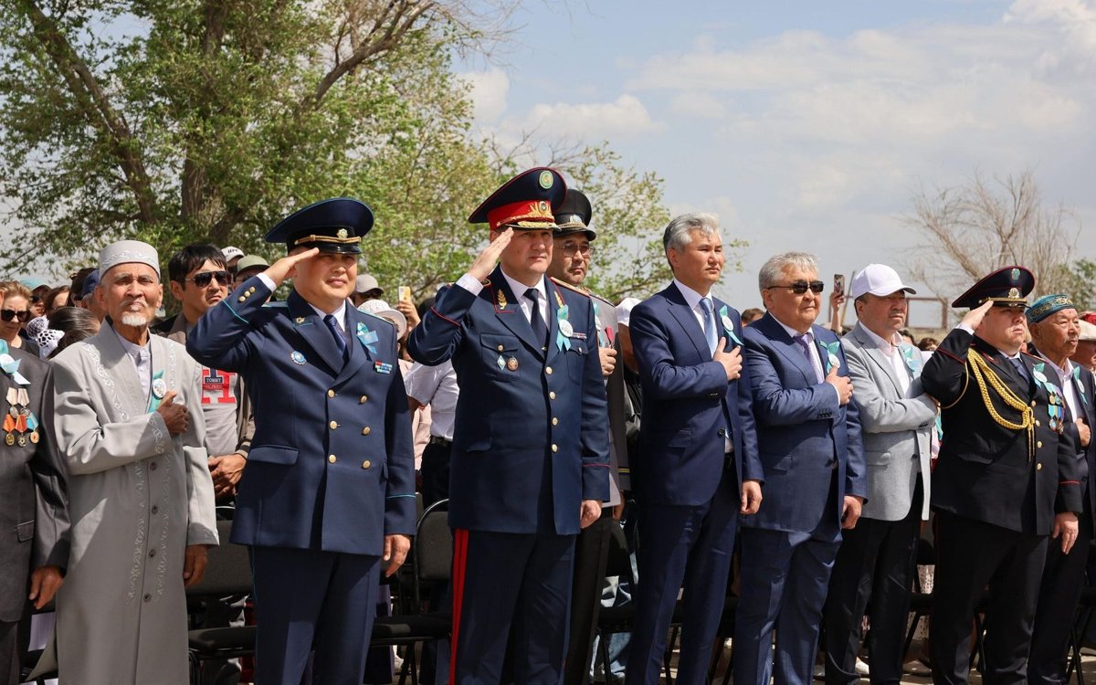 В области Улытау почтили память фронтовиков
