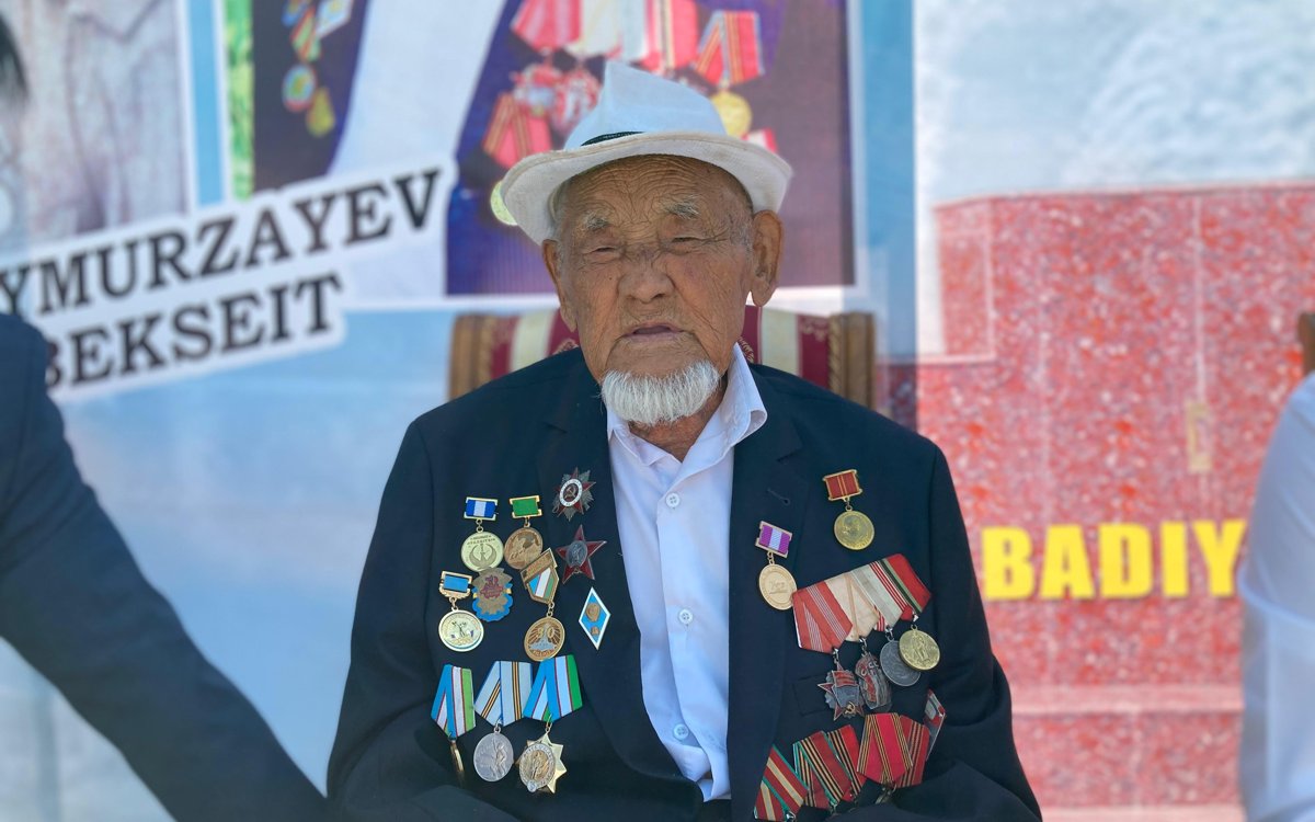 В Узбекистане живет 100-летний казах-ветеран