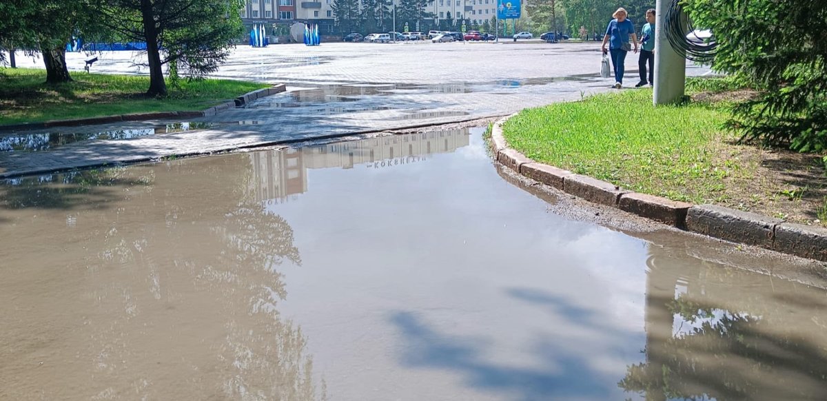Почему Кокшетау после дождя превращается в Венецию