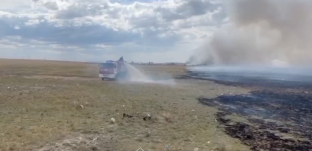 Мусорный полигон горит в области  Абай