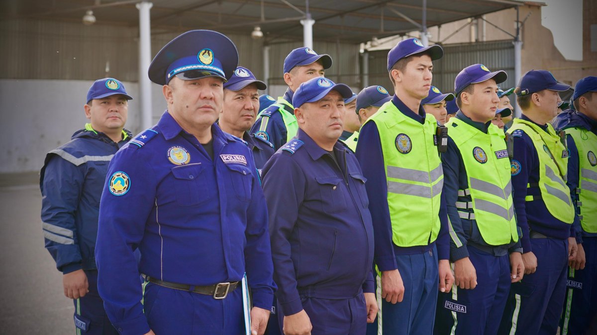 Последний звонок: полиция работает в усиленном режиме в Шымкенте и Туркестанской области