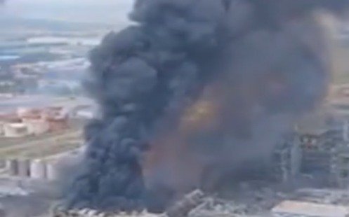 Взрыв прогремел на химическом предприятии на востоке Китая