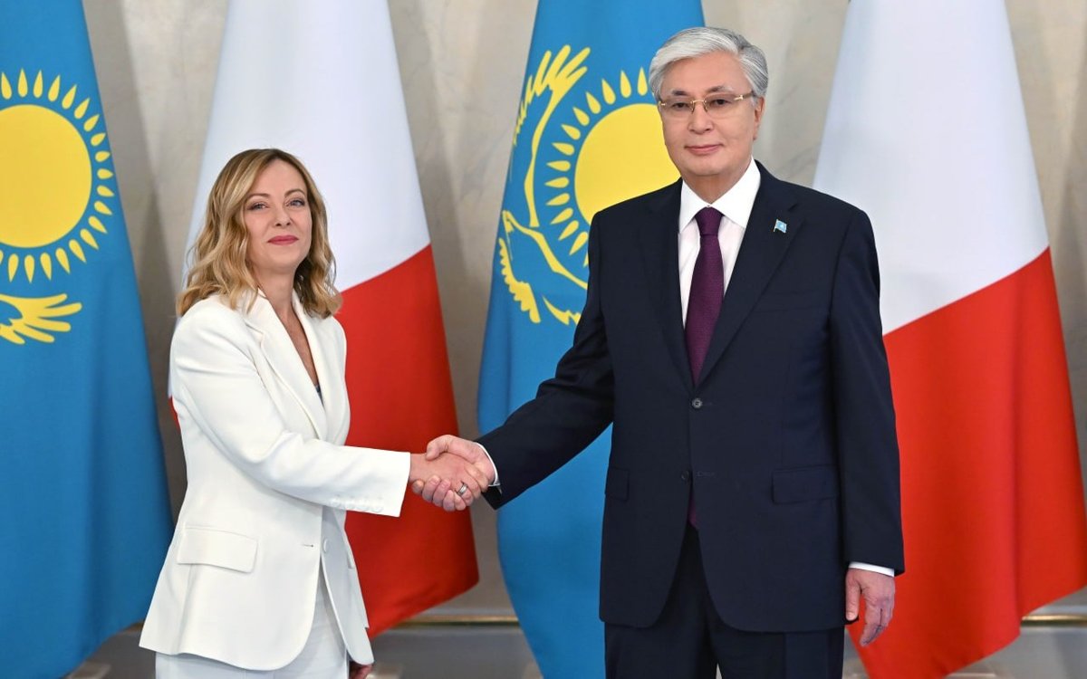 Касым-Жомарт-Токаев-и-Джорджа-Мелони-провели-переговоры