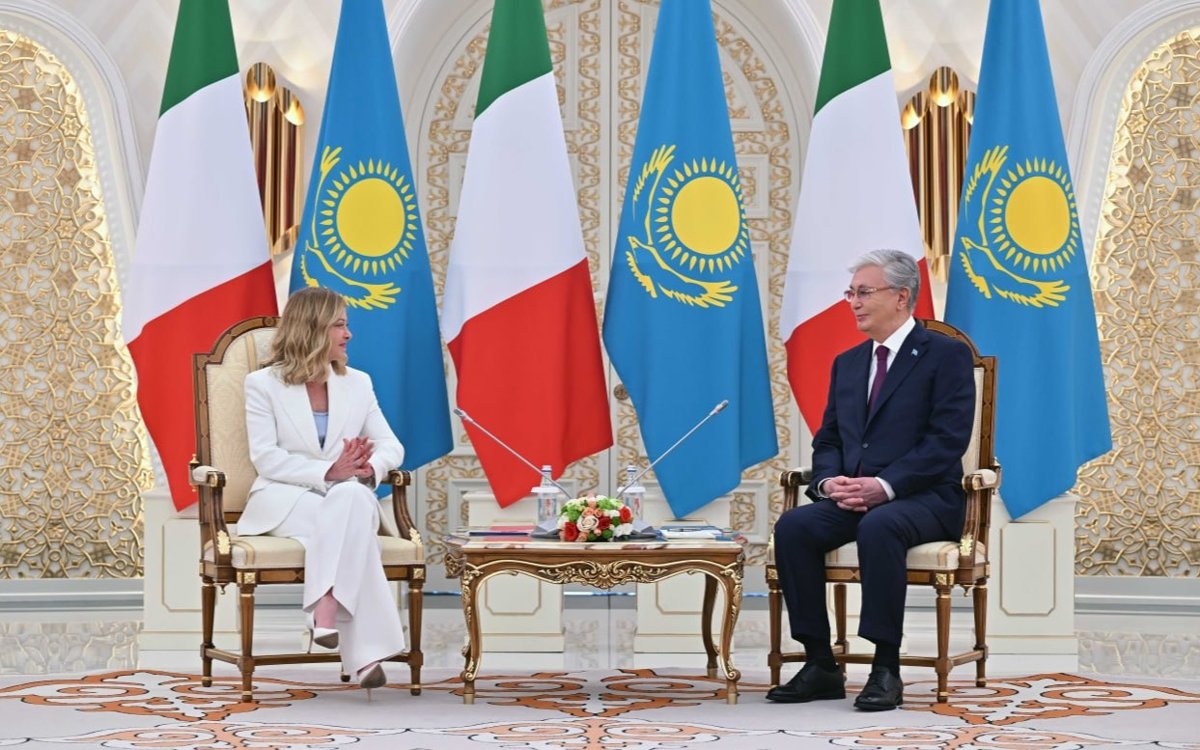 Один-из-самых-прагматичных-лидеров-—-Джорджа-Мелони-о-Президенте-Казахстана