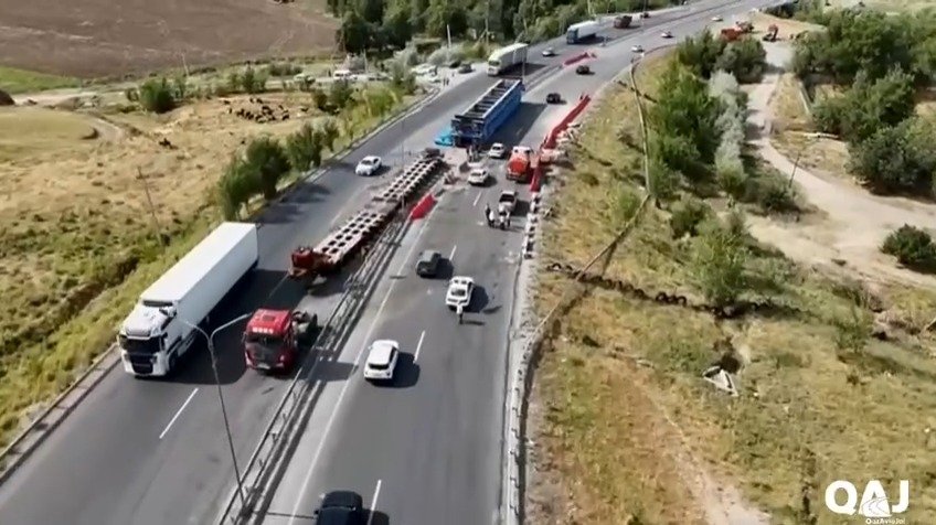 Движение на трассе Тараз — Шымкент полностью восстановлено