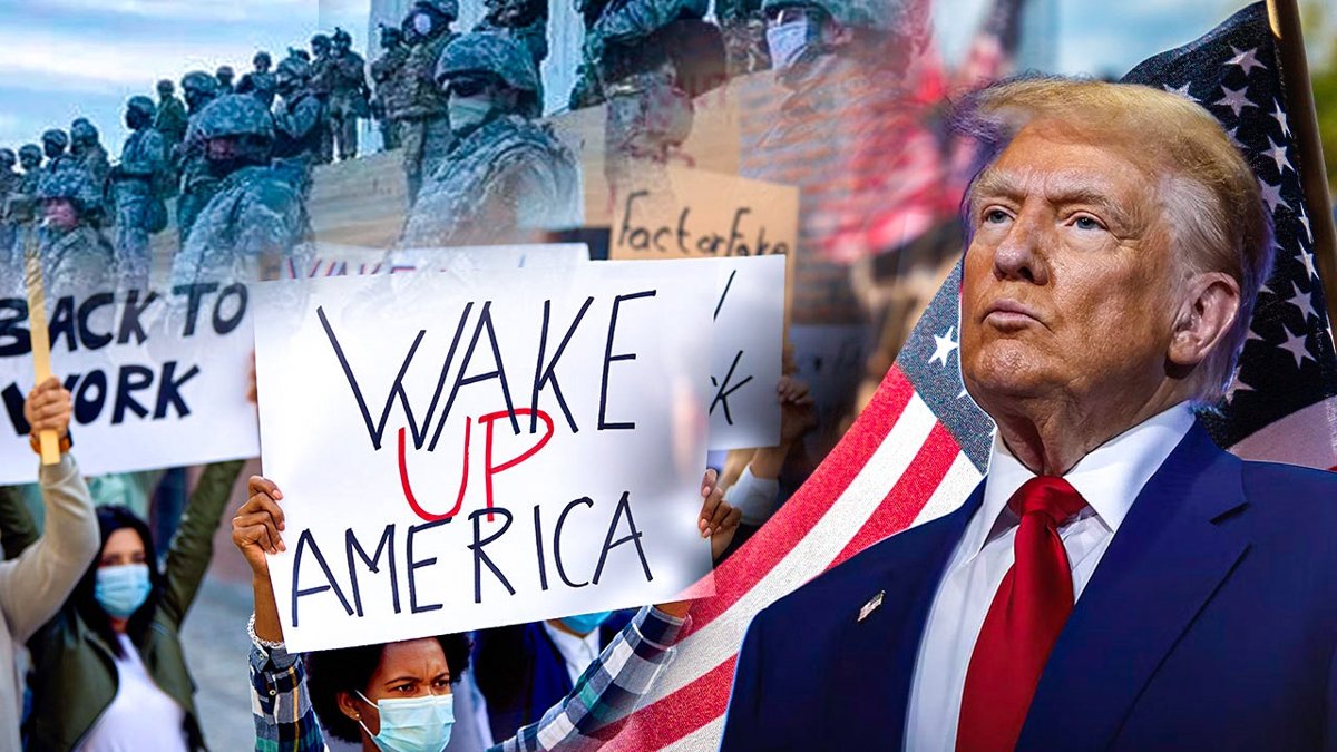 Митинги в США: Вашингтон демонстрирует силу, Калифорния — стойкость