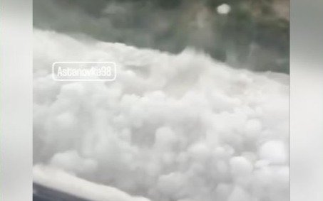 Град размером с вишню выпал в Акмолинской области