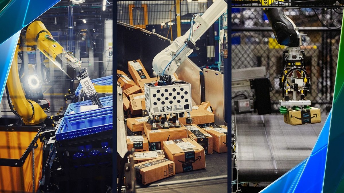 Число роботов на складах Amazon приближается к численности работников