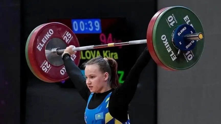 Казахстанка Кира Данилова выиграла юношеский чемпионат Азии по тяжелой атлетике