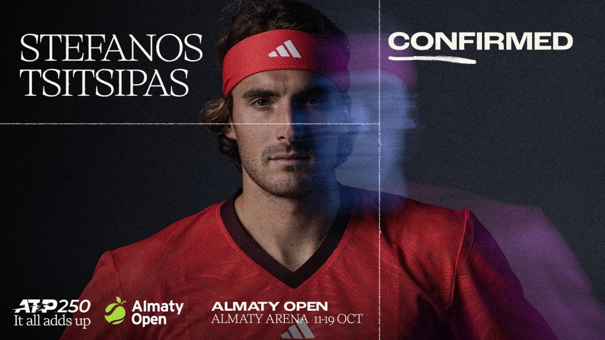 Стефанос Циципас сыграет на турнире ATP 250 Almaty Open