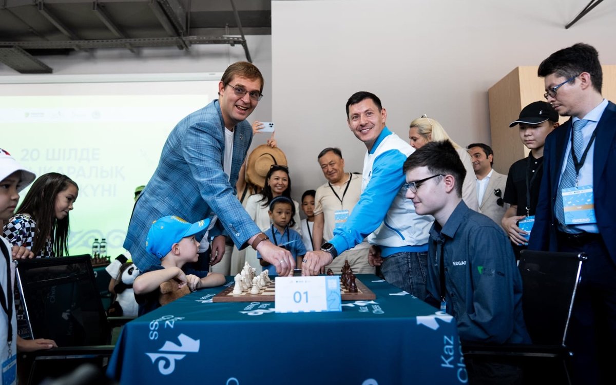 На Шымбулаке открыли шахматный сезон в преддверии чемпионата мира среди кадетов