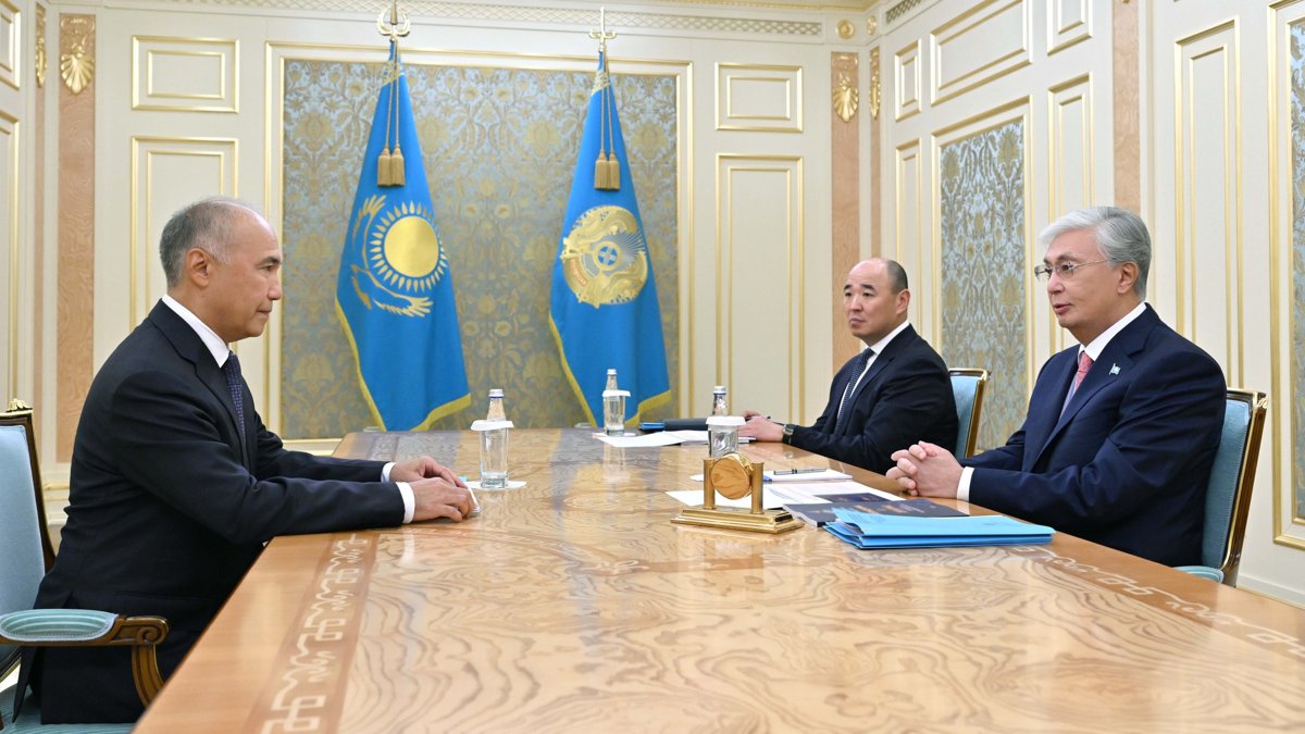 Президент принял бизнес-омбудсмена Каната Нурова