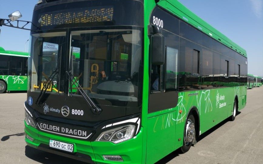 В Алматы запускают новый маршрут на электроавтобусах