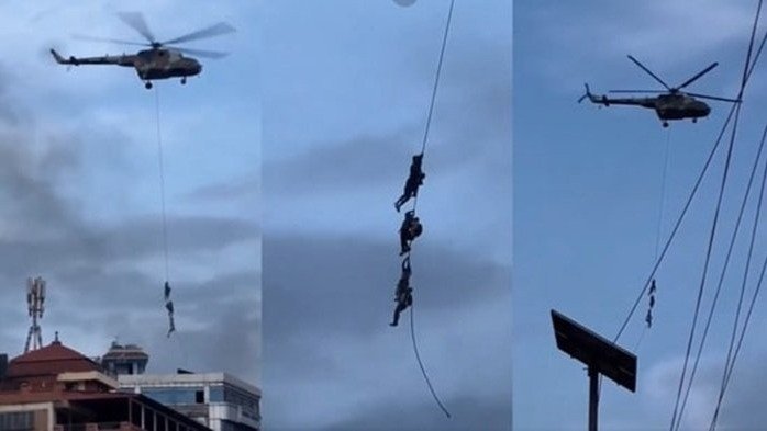 Министров эвакуировали на вертолетах в Непале