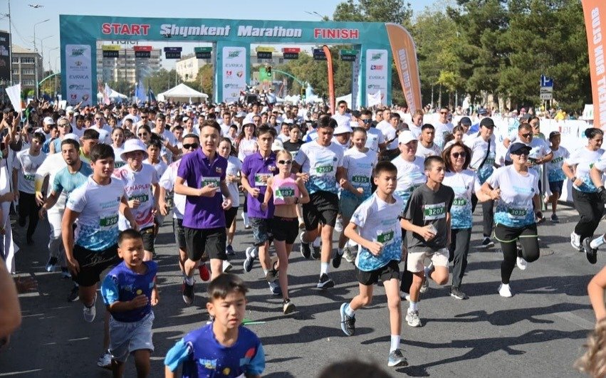 Определены победители массового забега «Shymkent Marathon – 2025»