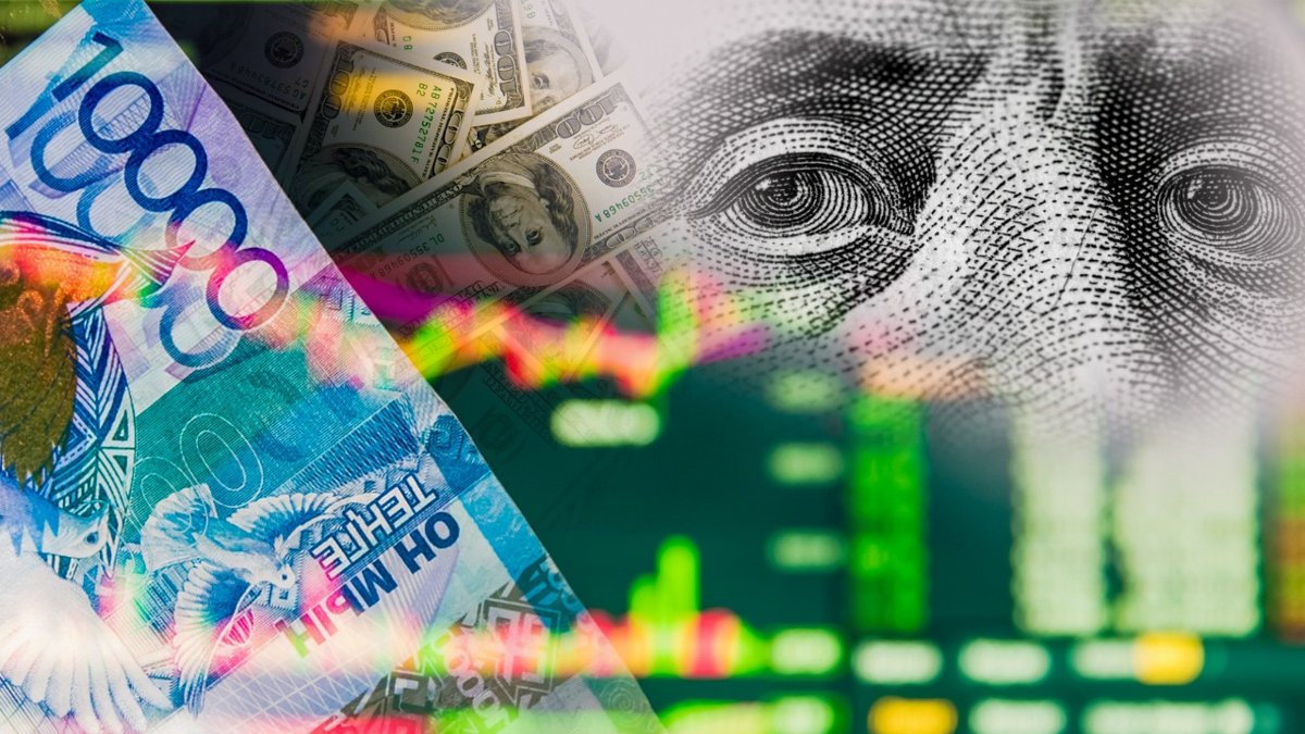 Тенге продолжает укрепляться к доллару на бирже