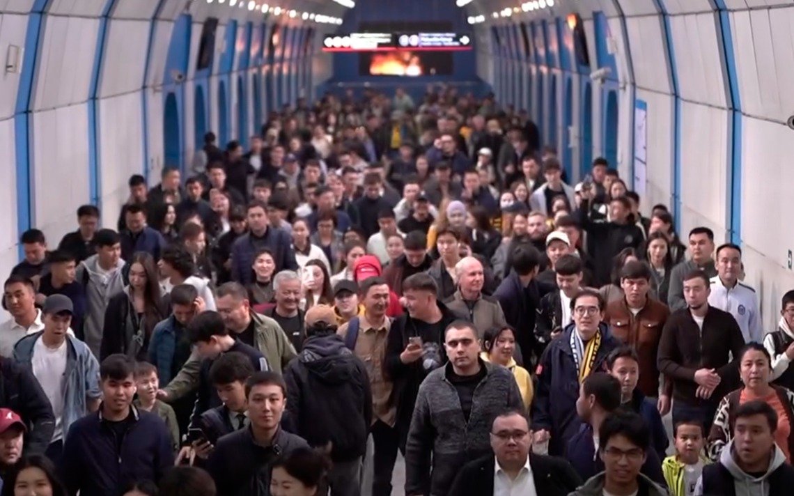 Алматинское метро установило новый рекорд