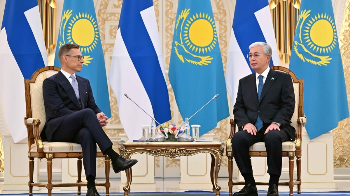 Касым-Жомарт Токаев провел переговоры с Президентом Финляндии