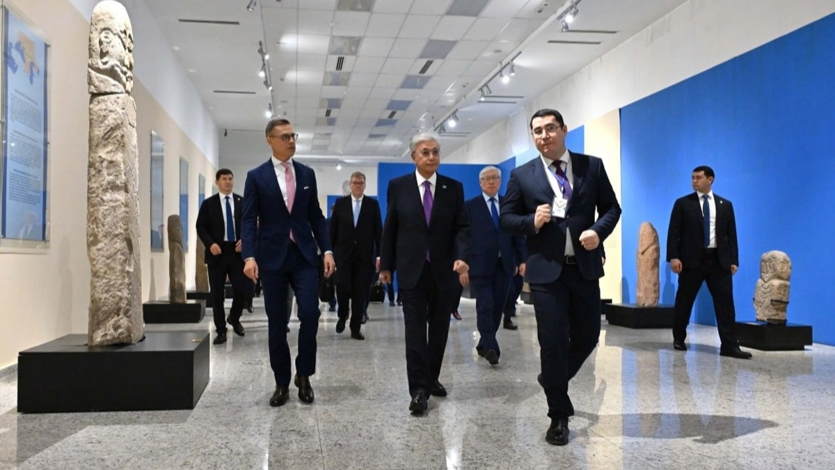 Касым-Жомарт Токаев и Александр Стубб посетили Национальный музей