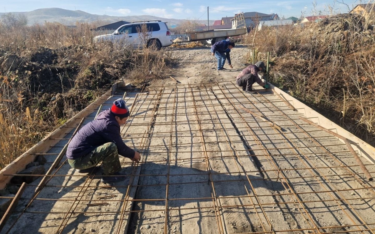 Жители Усть-Каменогорска самостоятельно построили мост