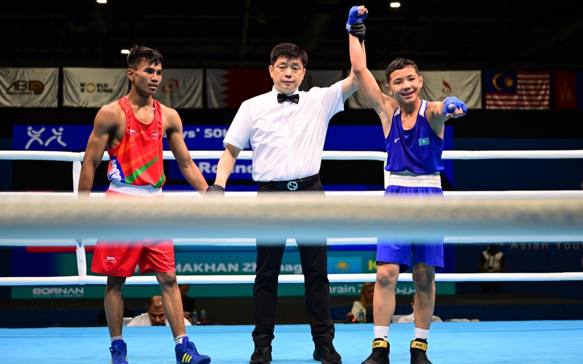 Боксер Жумагали Нурмахан завоевал «золото» юношеской Азиады