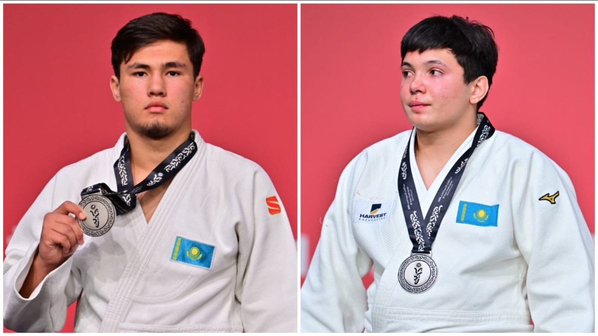 Дзюдоисты Шынгысхан Танирберген и Адильжан Жаудинов взяли «серебро» юношеской Азиады