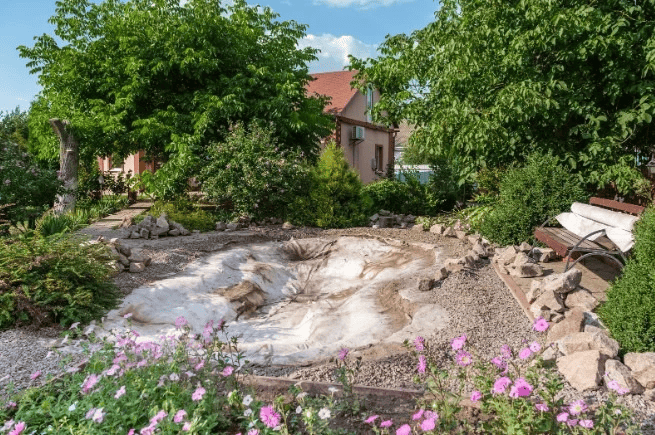 геотекстиль под пленку для пруда