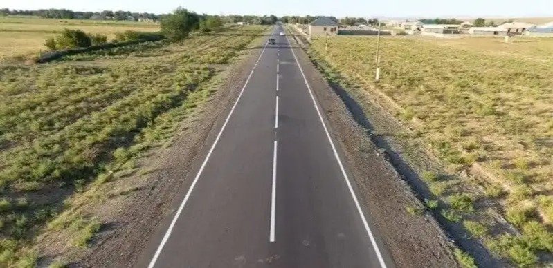 Участок трассы «Жезказган — Петропавловск» отремонтировали в СКО