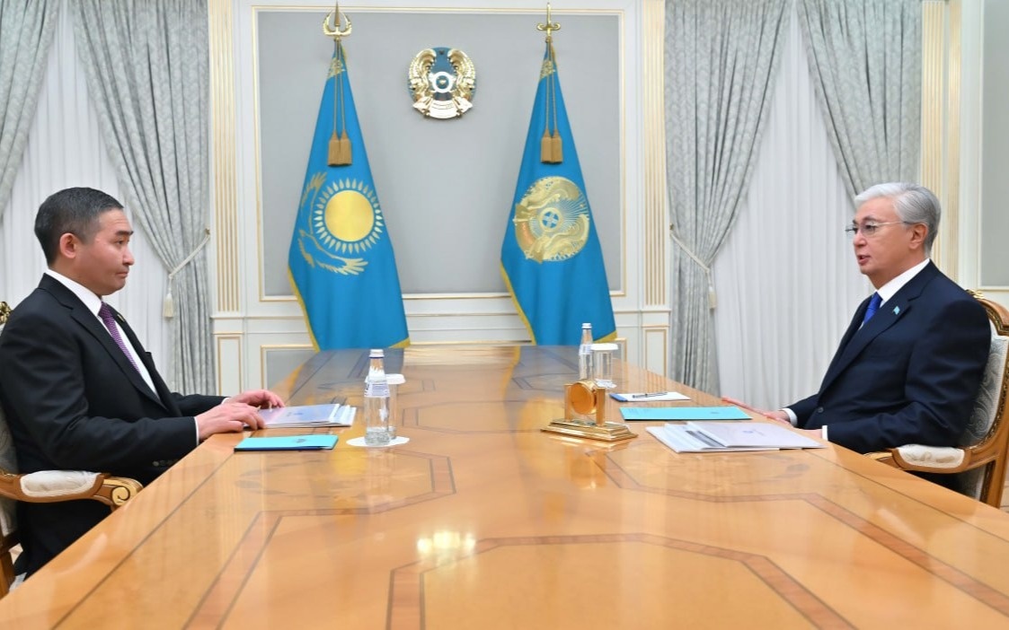 Президент принял учредителя группы компаний Qazaq Stroy