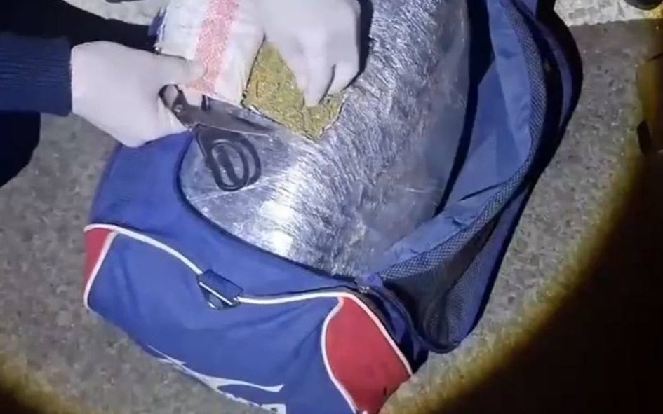 Крупную партию марихуаны изъяли у мужчины на трассе в Жамбылской области