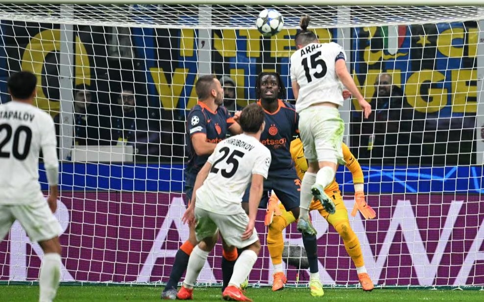 «Кайрат» забил гол в ворота «Интера»