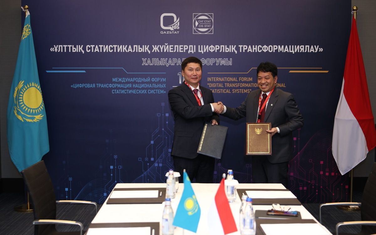 Казахстан и Индонезия подписали соглашение о сотрудничестве в сфере статистики