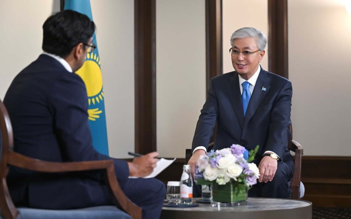 Касым-Жомарт Токаев ответил на вопросы ведущих изданий США