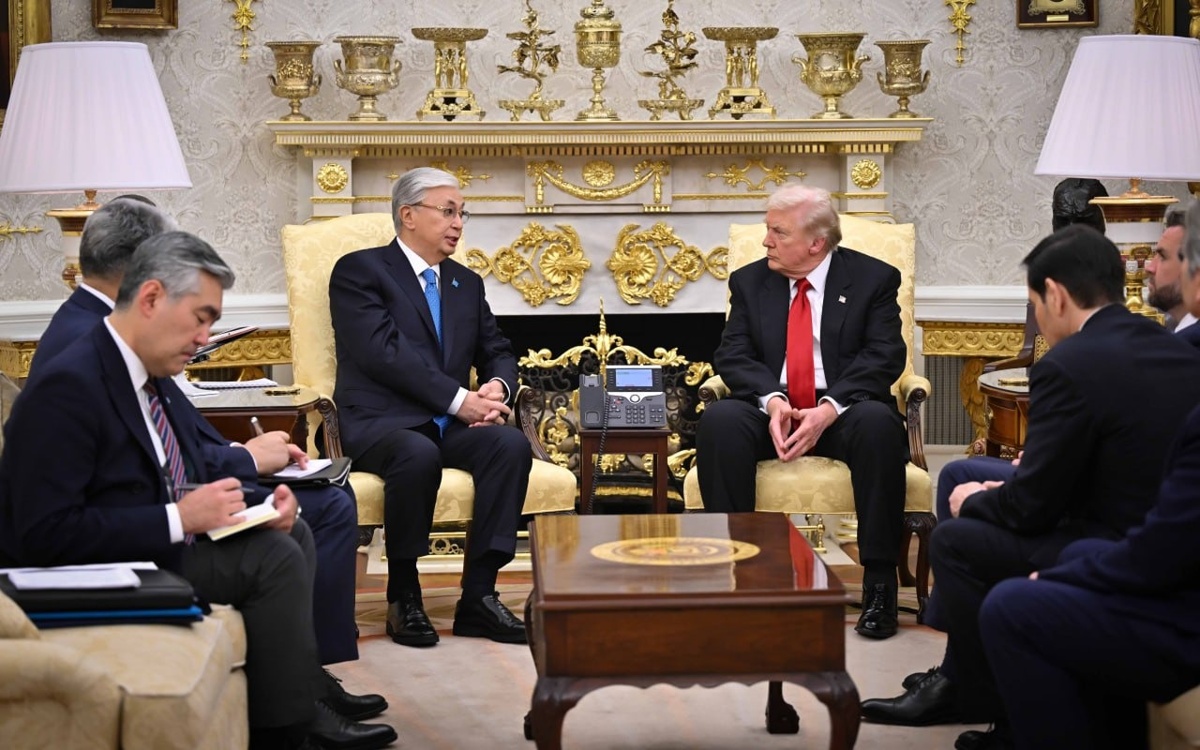 В Белом доме состоялся разговор президентов Казахстана, США и премьер-министра Израиля