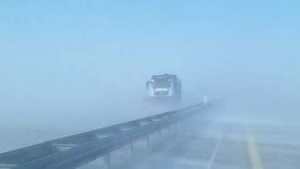 Участок трассы «Астана-Караганда» закрыт из-за непогоды: выставлены посты