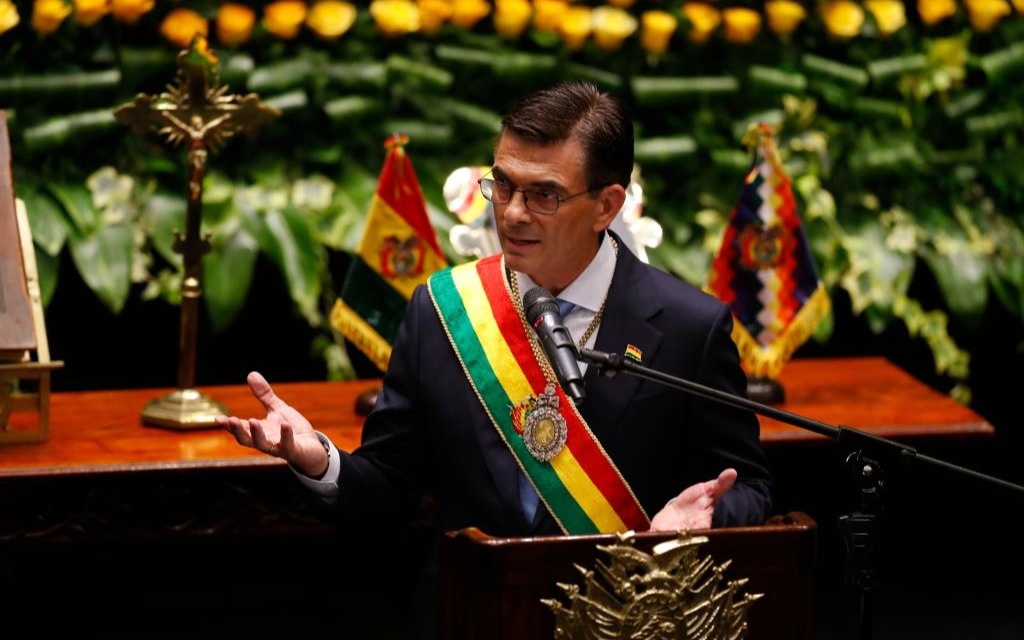 Родриго Пас вступил в должность президента Боливии