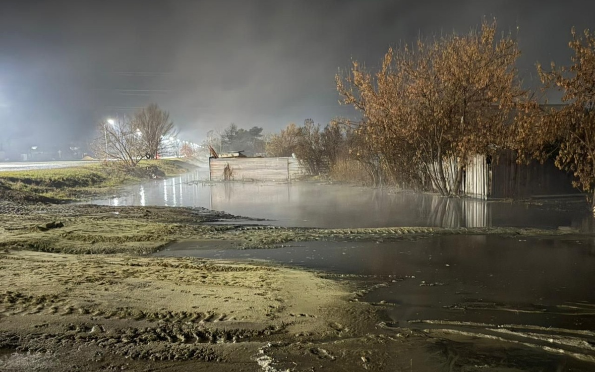 Садовое общество затопило в Костанае