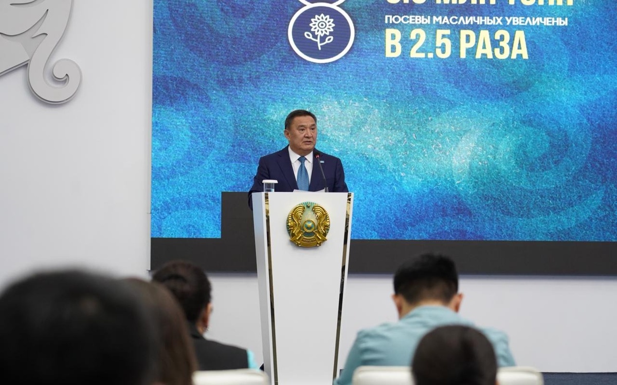 Более 7,6 млн тонн зерна собрали аграрии Акмолинской области