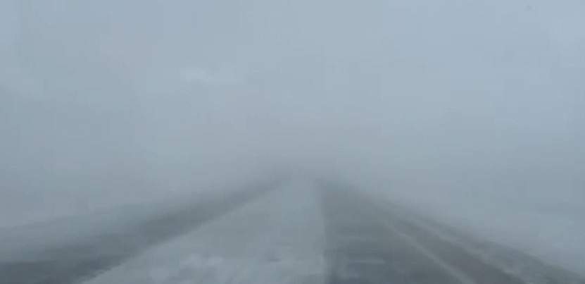 Из-за метели закрыт участок трассы Курчум – Калжыр в ВКО