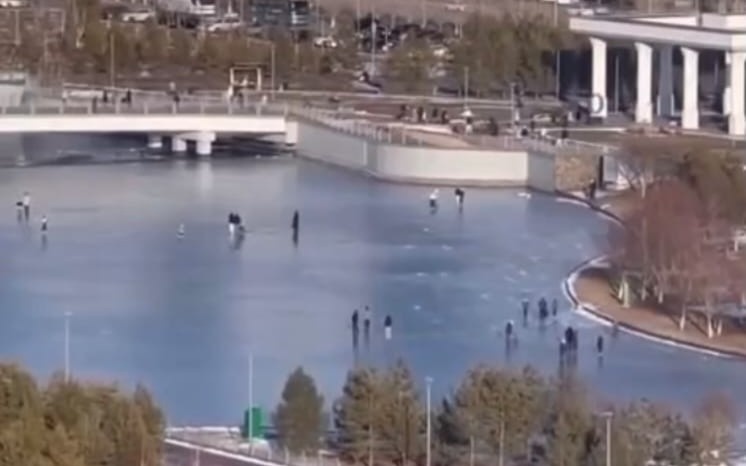 МЧС предупредило жителей Астаны о рисках тонкого льда