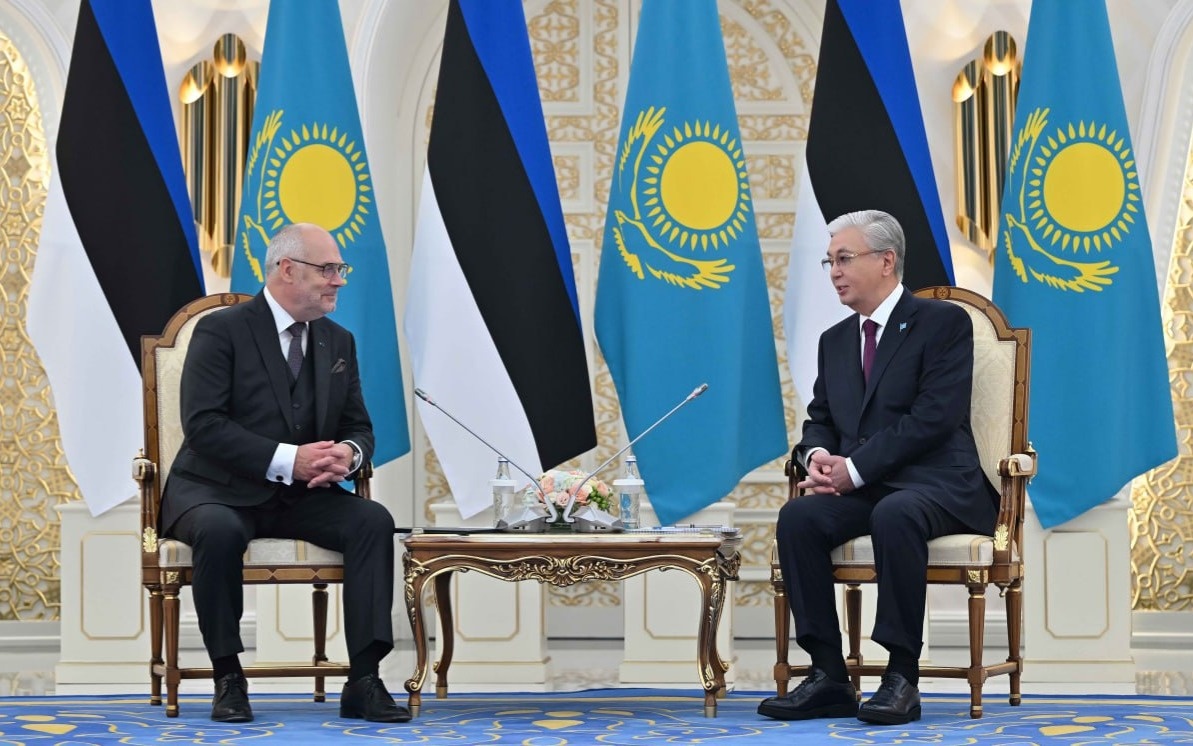 Президенты Казахстана и Эстонии провели встречу тет-а-тет